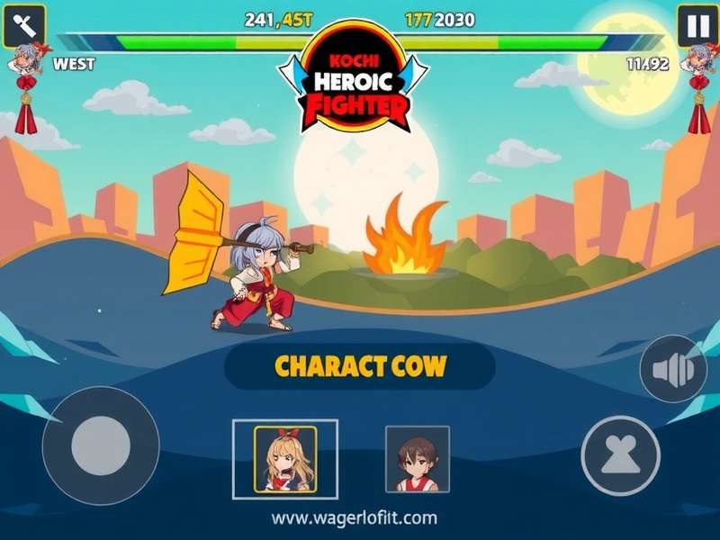 Kochi Heroic Fighter character selection screen